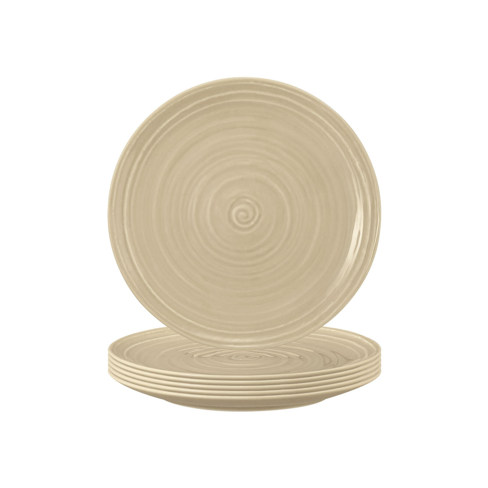 BROTTELLER Terra Sandbeige ø 17,7 cm 6er Set - Beige, Keramik (17.7cm) - Seltmann Weiden