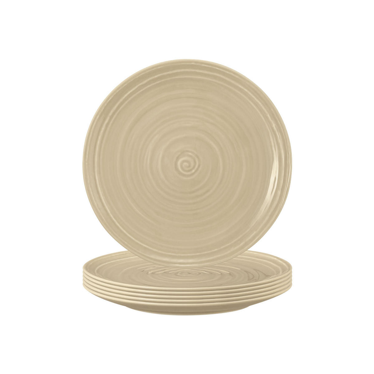 BROTTELLER Terra Sandbeige ø 17,7 cm 6er Set - Beige, Keramik (17.7cm) - Seltmann Weiden