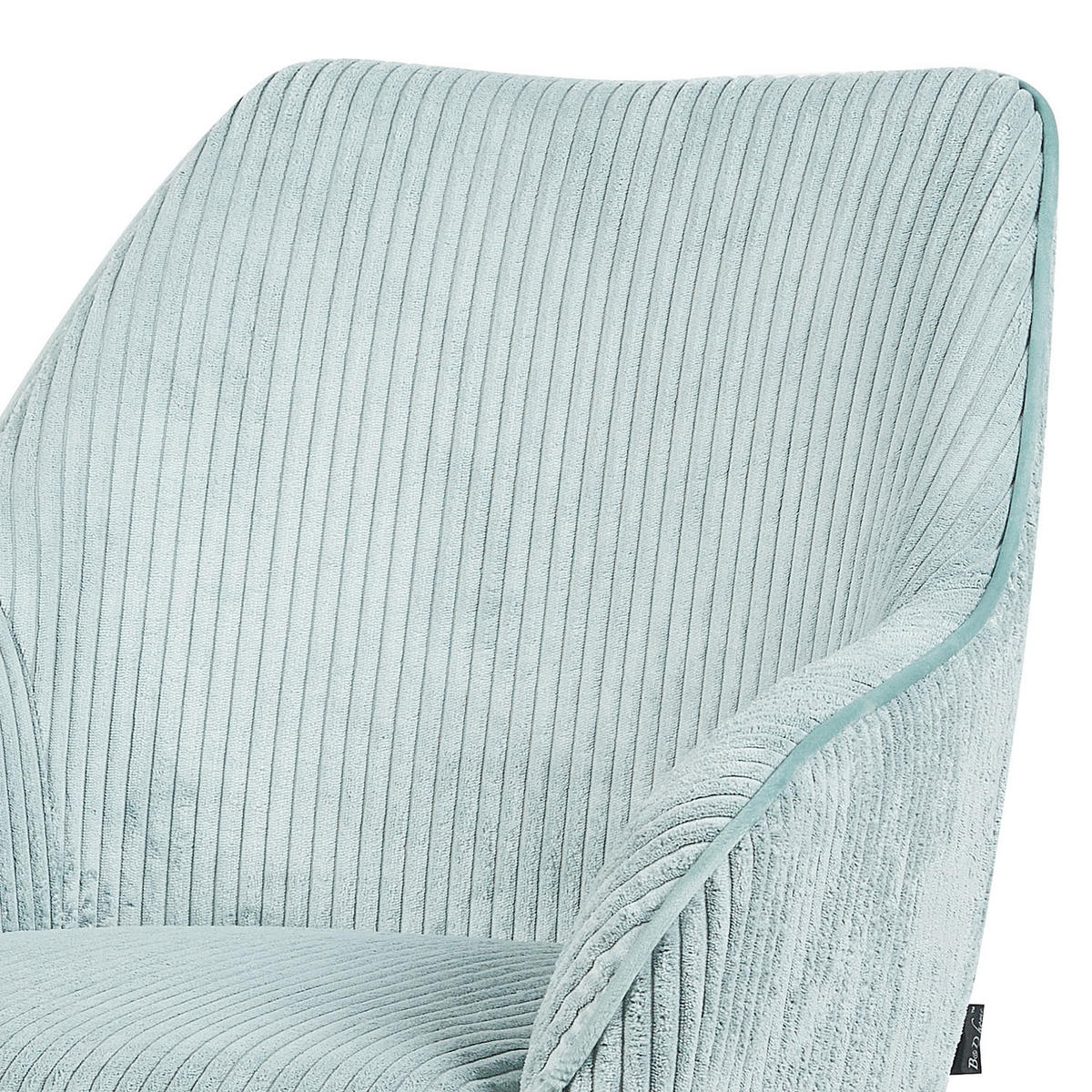 ARMLEHNSTUHL ARVIT - Blau/Schwarz, Textil/Metall (58/87/61cm) - B&D Home