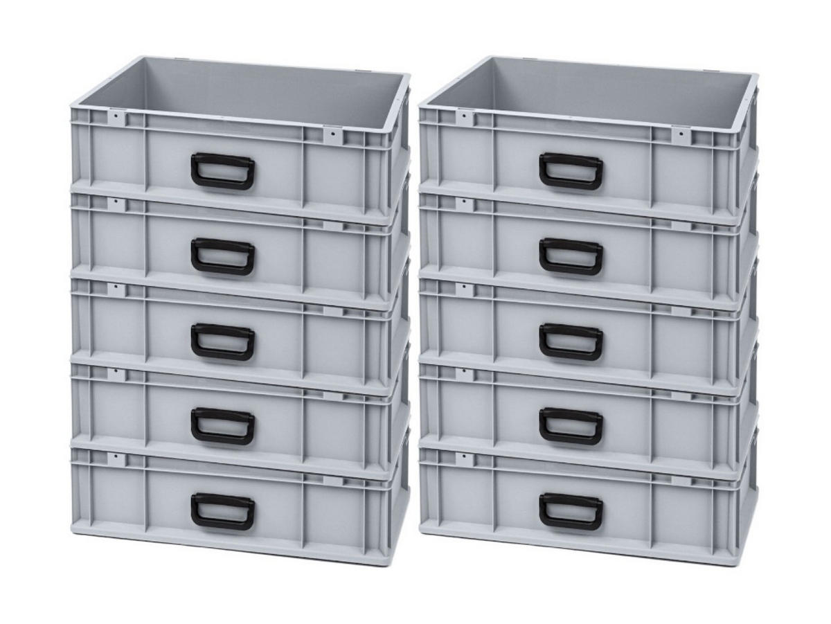 EUROBOX Nextgen Portable Uno 17x40x60cm 34 Liter - Grau, Kunststoff (40/17/60cm) - PROREGAL