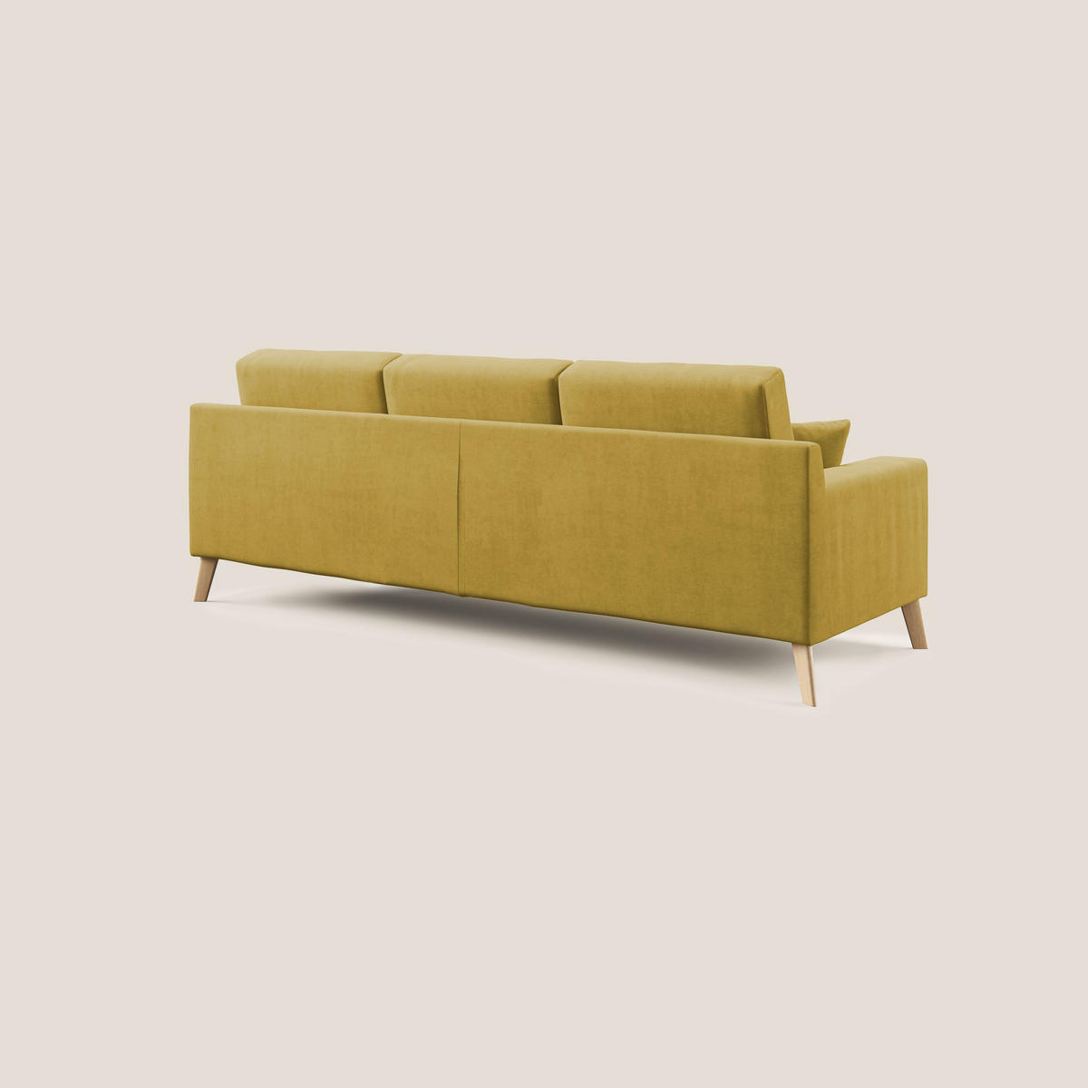ECKSOFA Danish - Gelb, Textil (237/91cm) - Divani.store