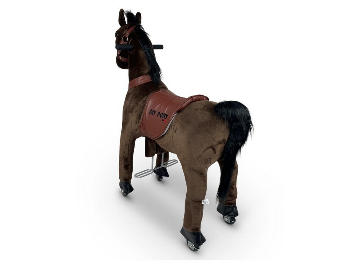 REITPFERD Kiara dunkelbraun Größe S - Dunkelbraun, Kunststoff (72/29/83cm) - TPFLiving
