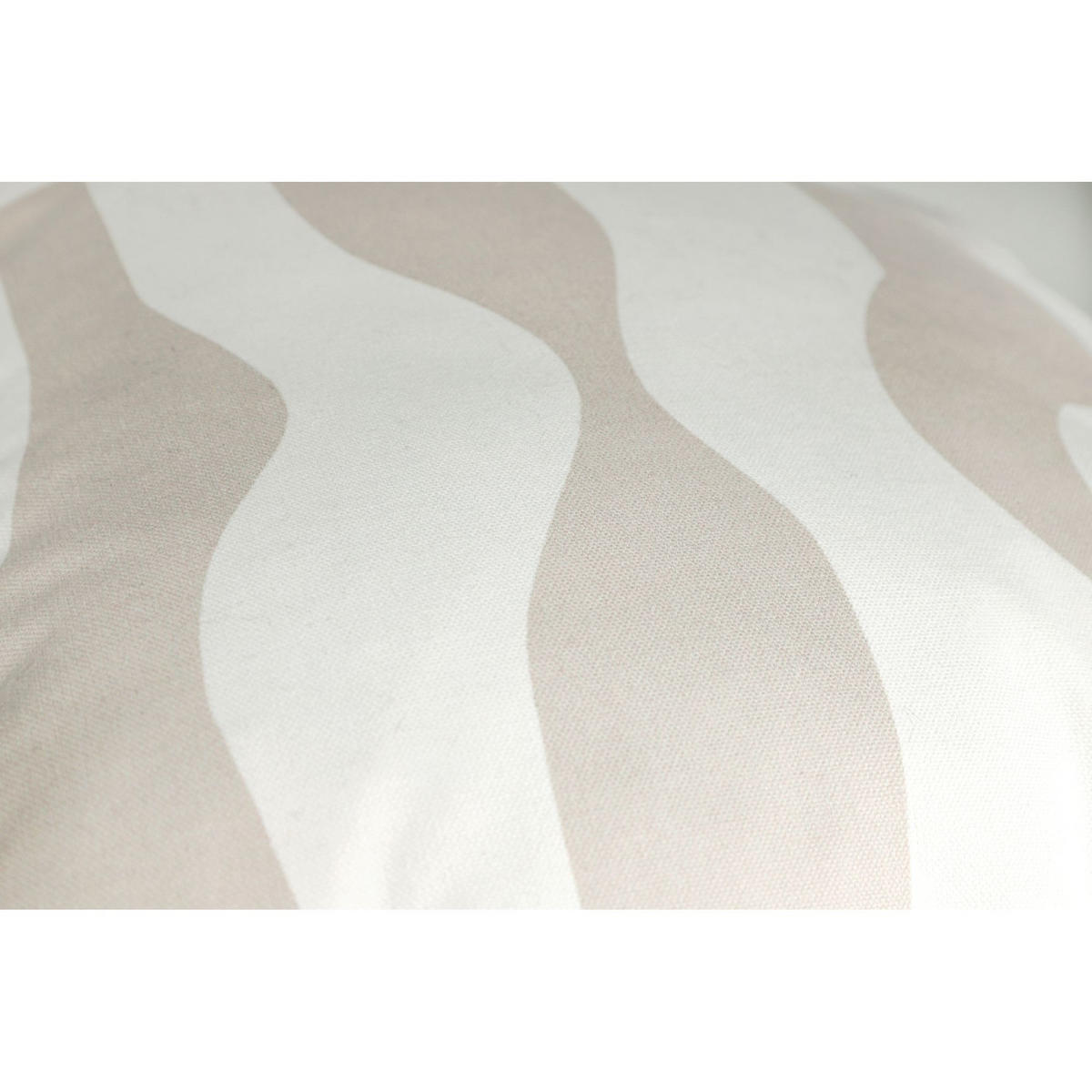 KISSENHÜLLE MODERN WAVES - Beige, Textil (45/45cm) - Tom Tailor