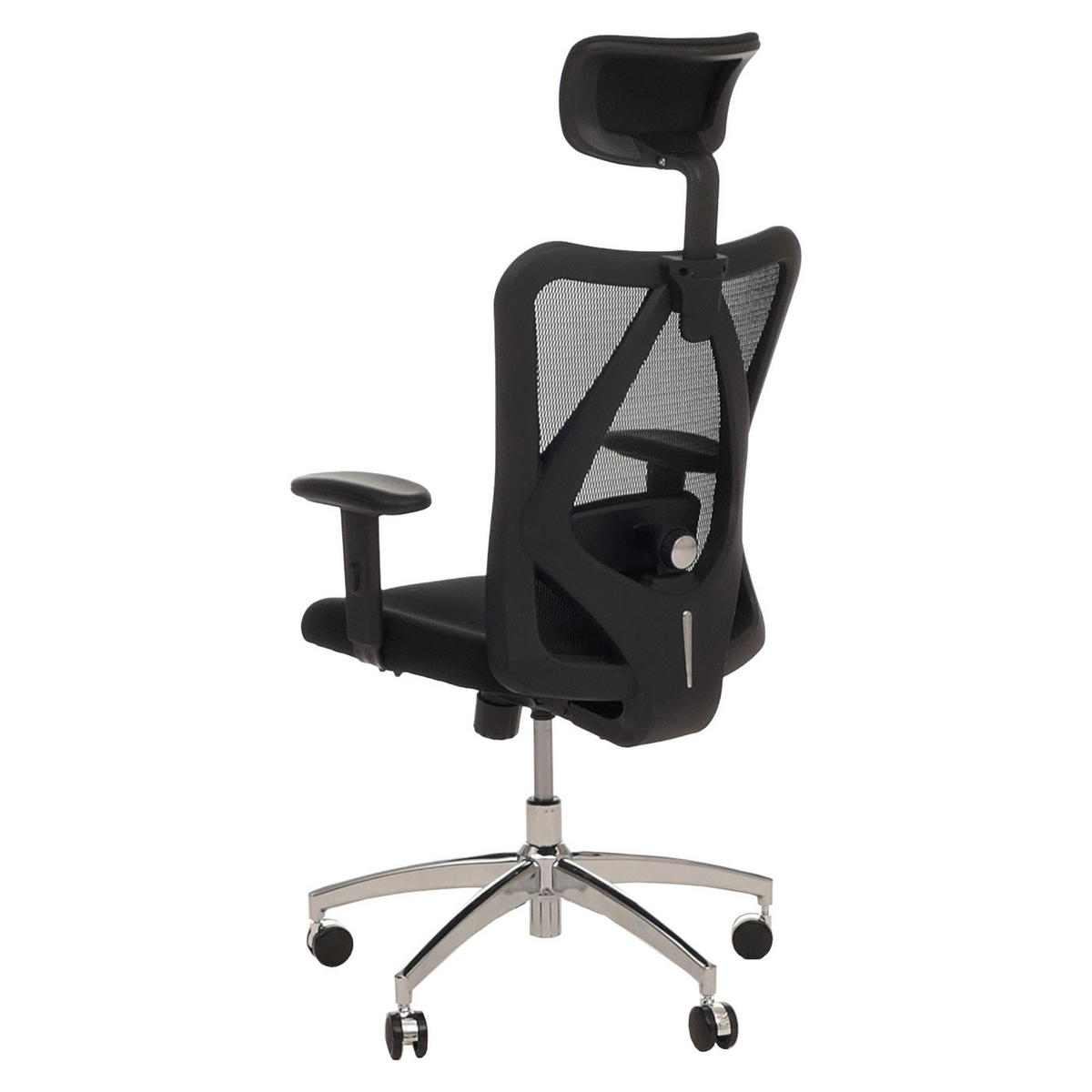 DREHSTUHL HxBxT 131x70x70cm Sitzhöhe 36cm ergonomisch verstellbare Lordosenstütze Armlehne Schwarz - Schwarz, Kunststoff (70/131/70cm) - PROREGAL