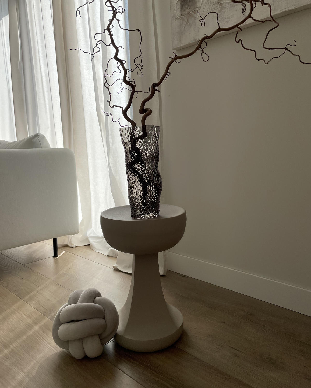 DEKORATIVNÍ POLŠTÁŘ sada 2 ks Šedý 19/19 cm Malni - šedá, textil (19/19cm) - Beliani