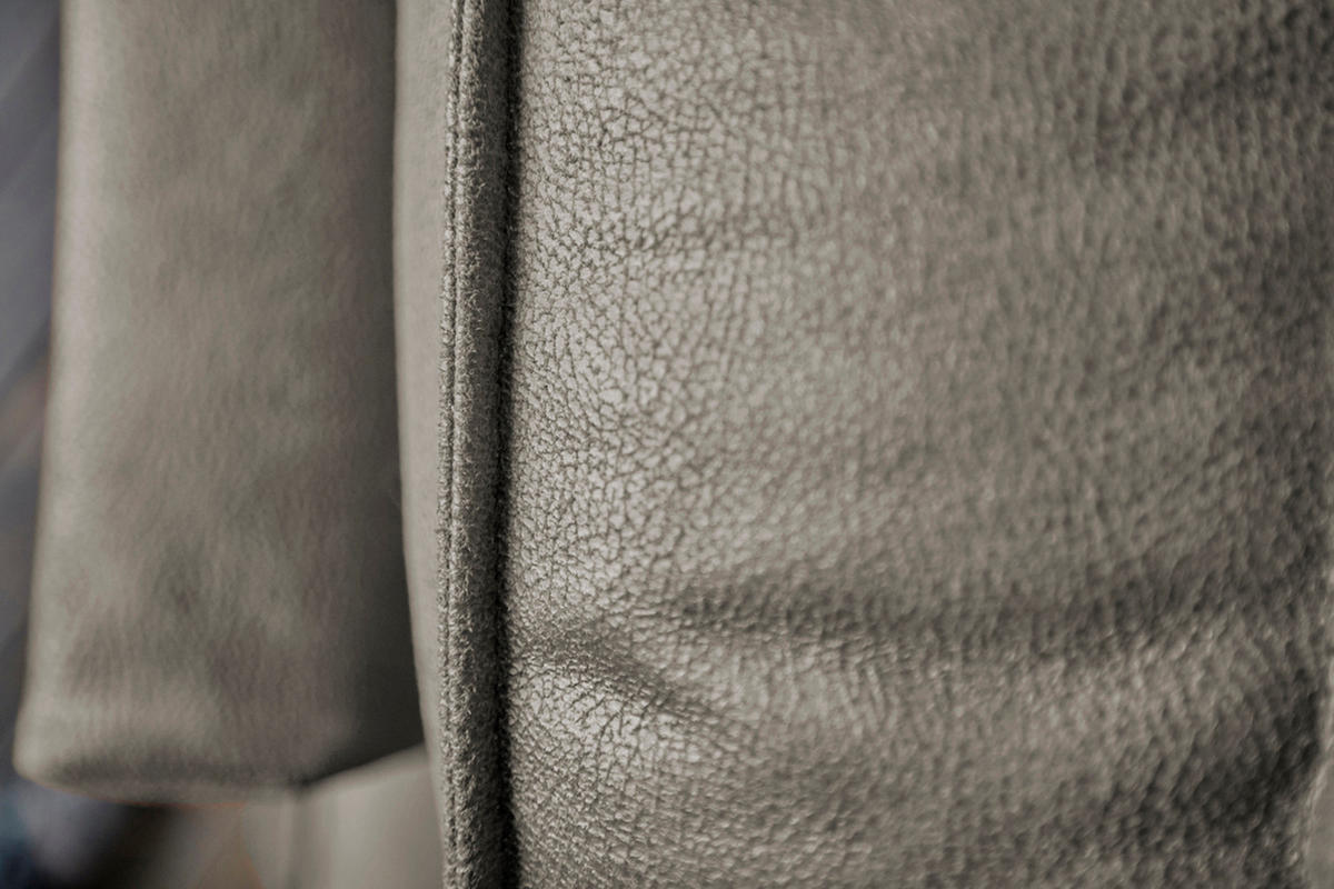 ECKSOFA VILNIUS Anthrazit Kunstleder - Anthrazit/Schwarz, Textil (290/217cm) - KAWOLA