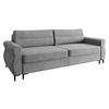 SCHLAFSOFA Berne - Hellgrau/Schwarz, Holz/Kunststoff (238/92/95cm) - MIRJAN24