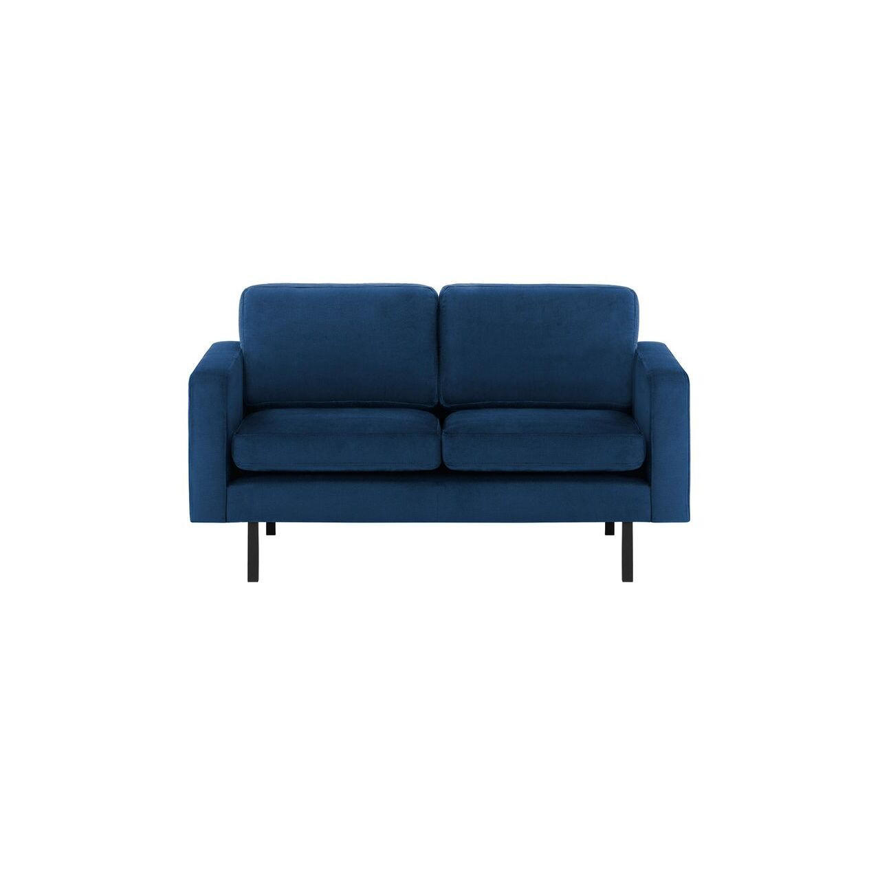 ZWEISITZER-SOFA Lioni-Kronos 9 - Dunkelblau, Holz/Textil (143/84/94cm)