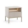 NACHTTISCH SENTIERO 54/56/39 cm Kaschmir - Kaschmir, Holzwerkstoff (54/56/39cm) - MASSENO