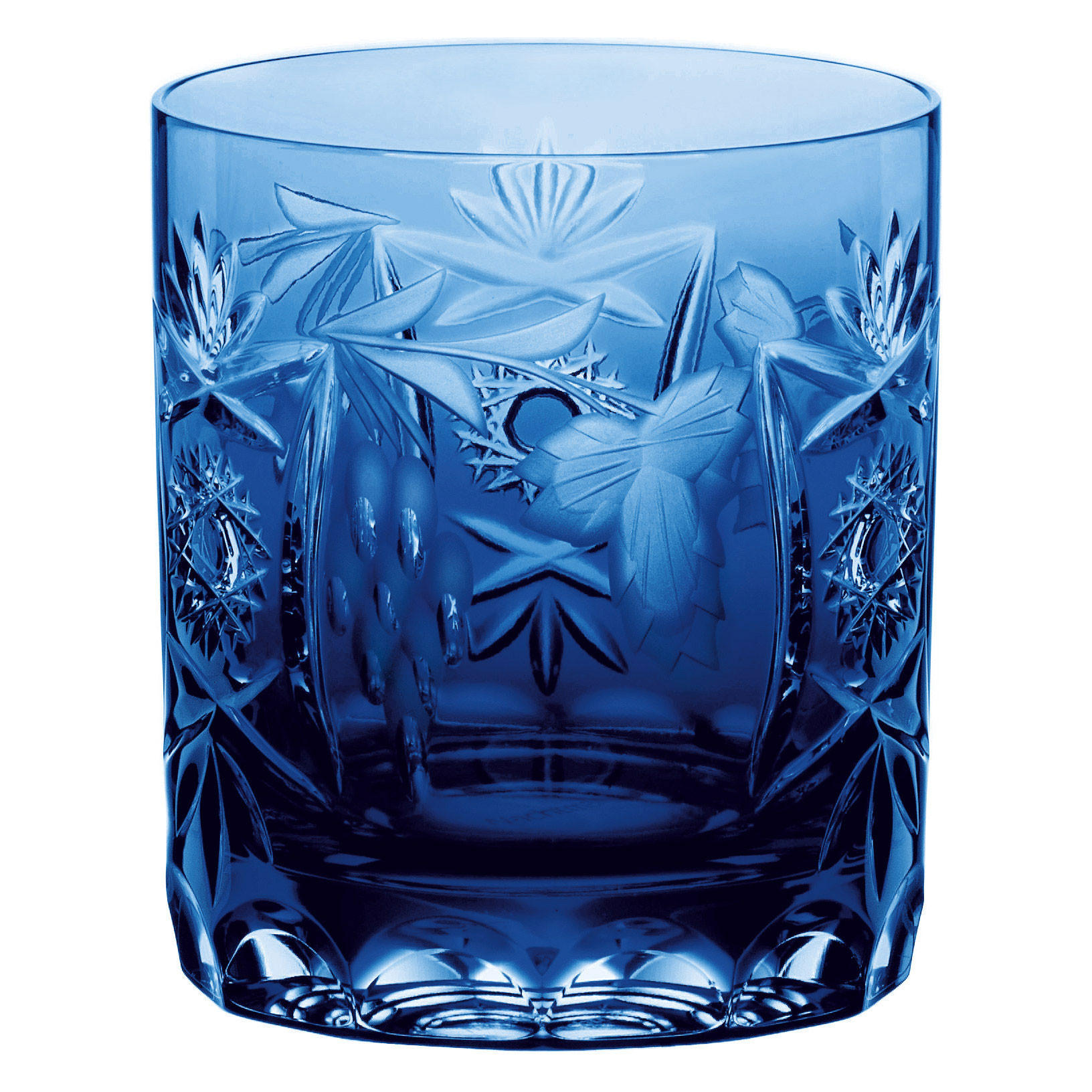 WHISKYGLAS Pur Traube, Kobaltblau, Glas, Kristallglas, 345 ml - Blau, Glas (0.35L) - Nachtmann