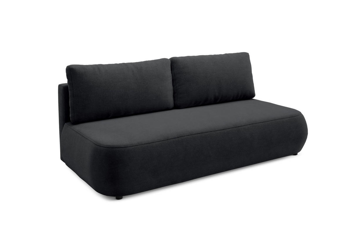 SCHLAFSOFA mit Bettkasten Schwarz - Schwarz, Holz/Holzwerkstoff (210/82/106cm) - Furnisell