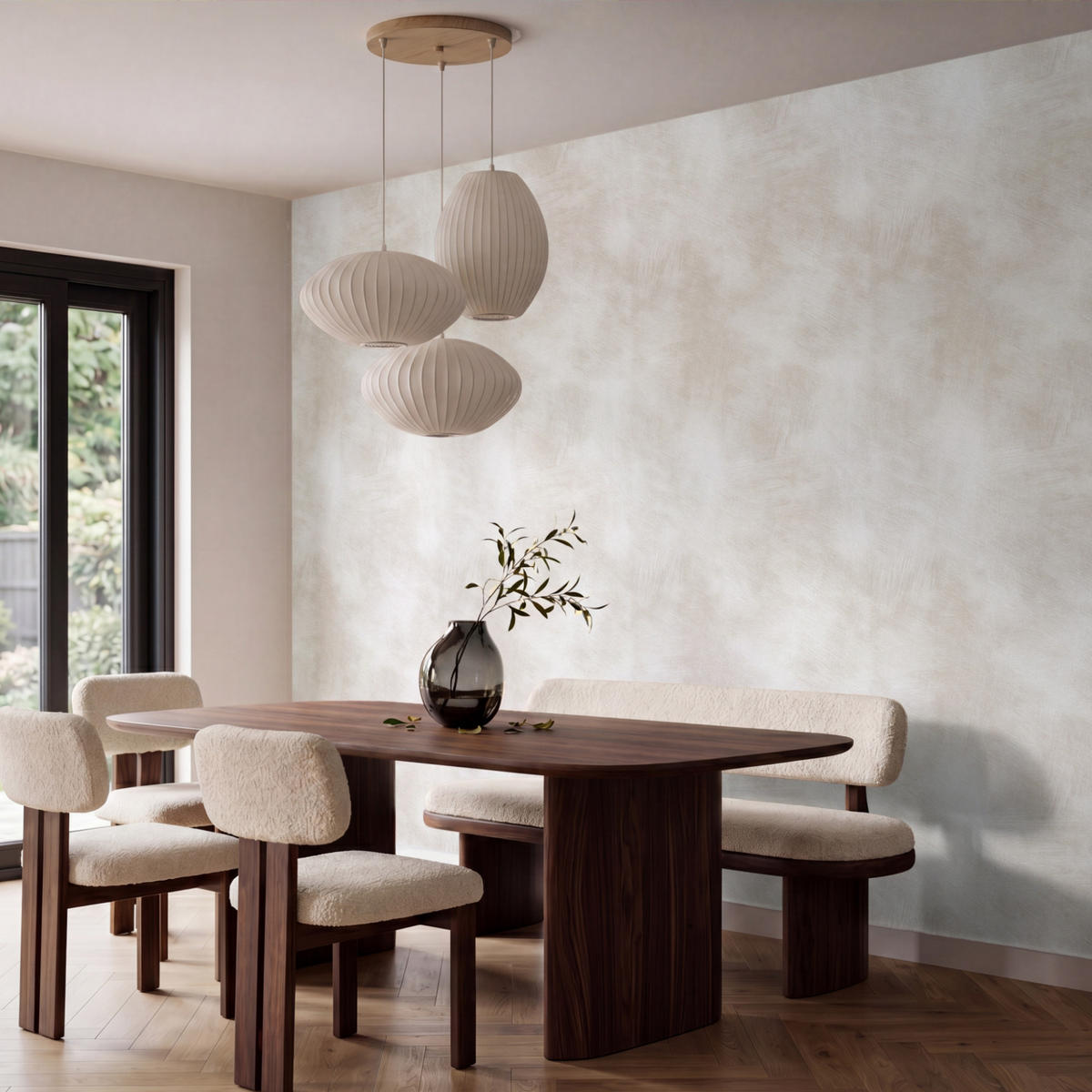 TAPETE - Dezent - Textur - Beige - 400x280 cm - Creme, Papier (400/280cm) - OnlyWow
