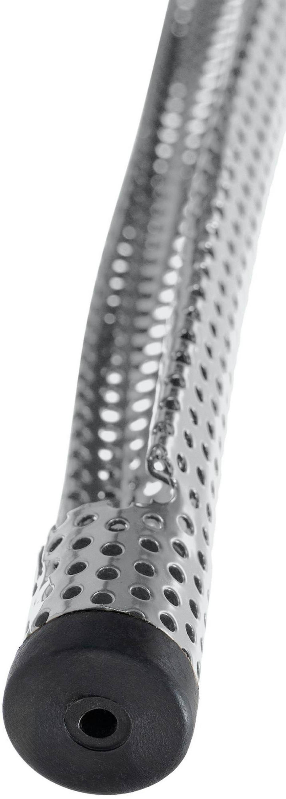 BARHOCKER 4er Set Metall silber - Silberfarben, Metall (43/77/43cm) - CLP