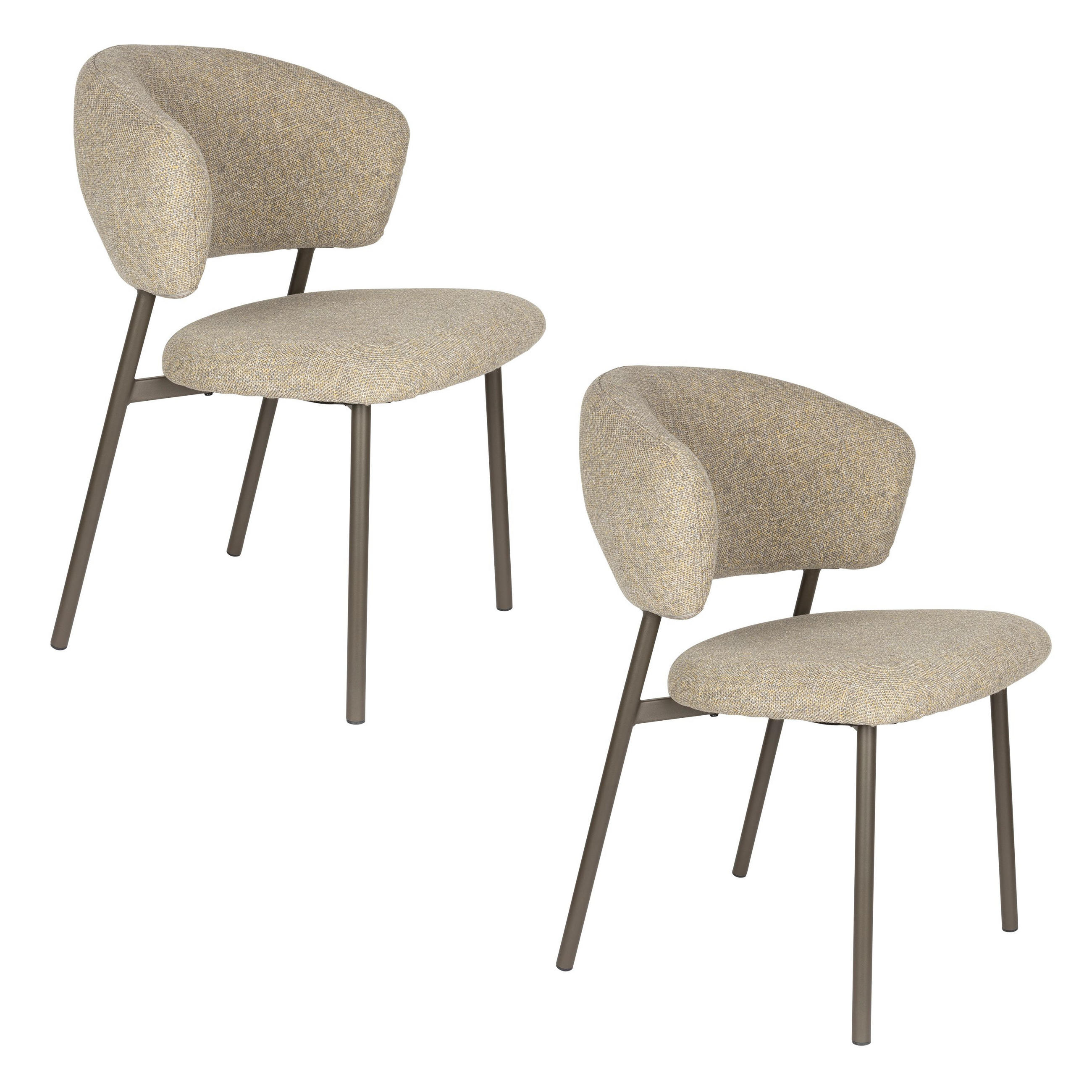 ESSZIMMERSTUHL Jasmine Grün - 2 er Set - Grün, Kunststoff (60/85/63cm) - Housecraft Living