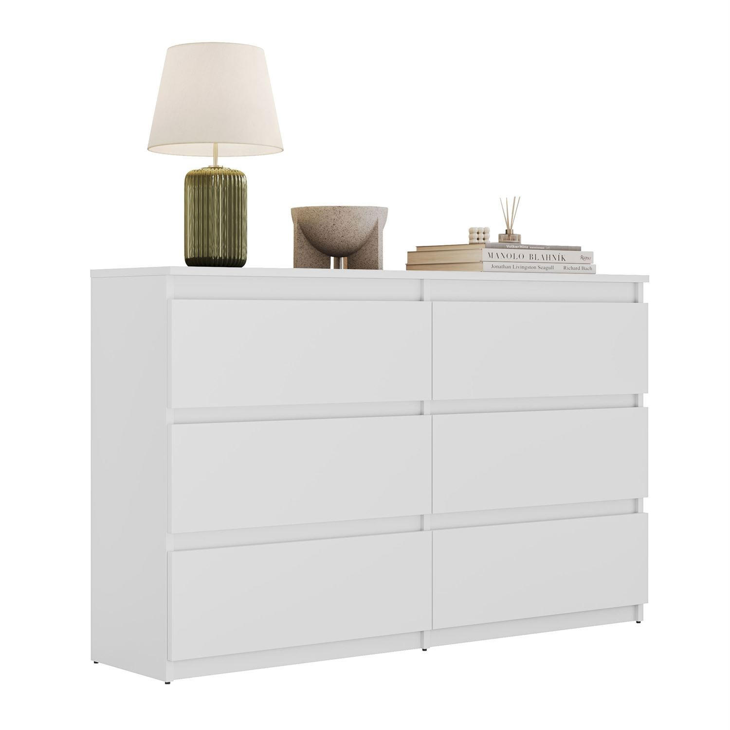 Lookway Sideboard Weiß 120x74.4x30 cm