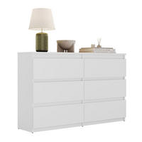 SIDEBOARD HANA M6 Weiß 120cm - Weiß, Holzwerkstoff (120/74.4/30cm) - Lookway