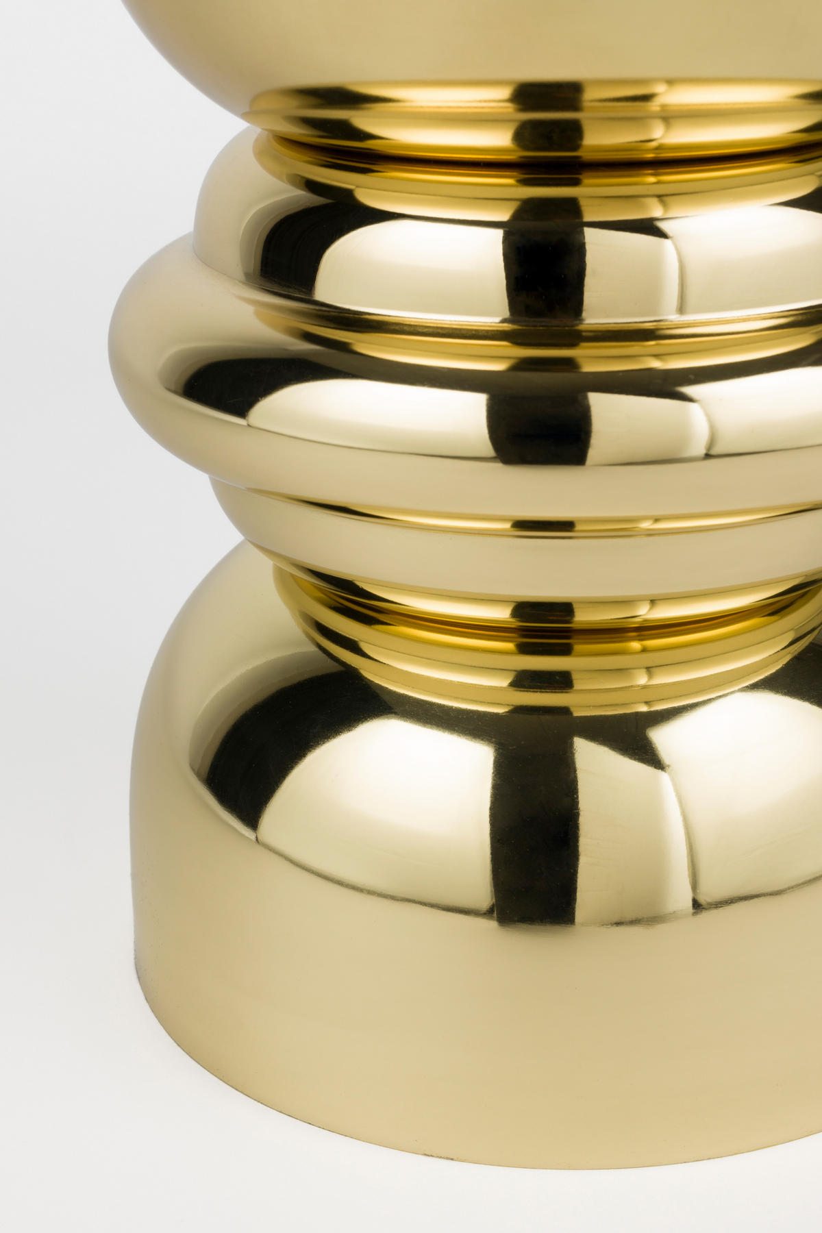BEISTELLTISCH Kinga - Gold - 29.5/29.5/48 cm - Goldfarben, Metall (29.5/29.5/48cm)