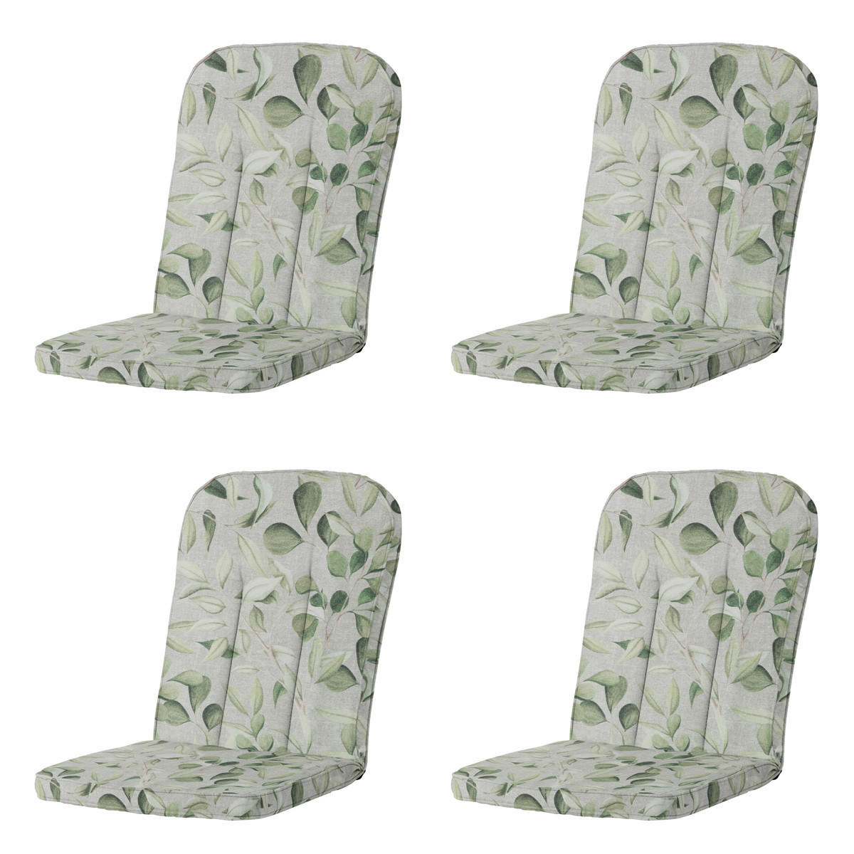 GARTENSTUHLKISSEN Diez 100/48 cm 4er-Set - Multicolor, Textil (48/5/100cm) - Madison