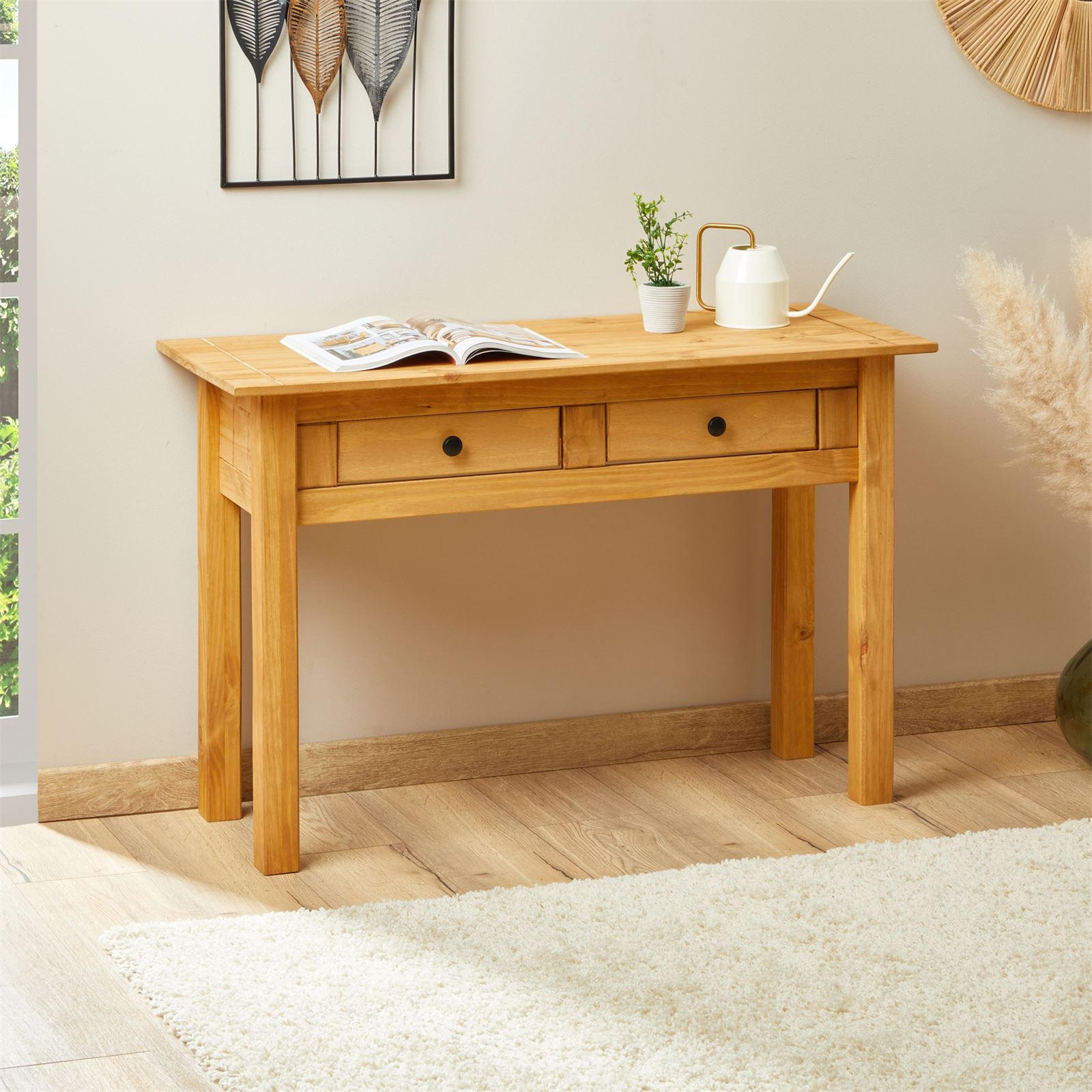 KONSOLENTISCH CANCUN - Kieferfarben, Holz (41/110/72cm) - CARO-Möbel