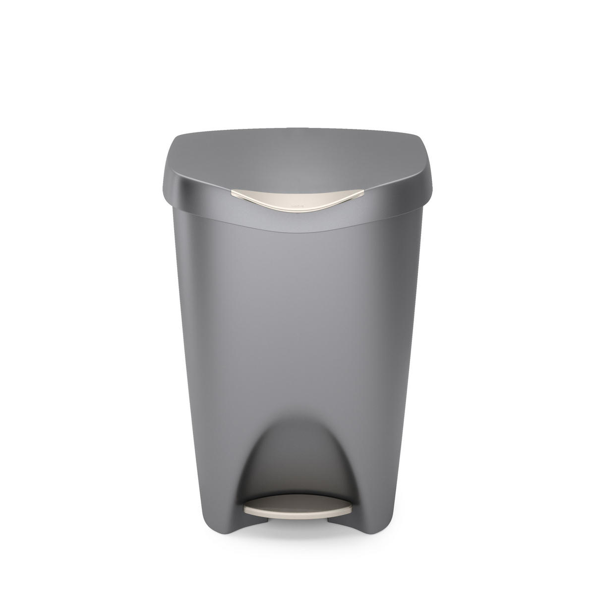 ABFALLEIMER Brim, Grau - Grau, Kunststoff (43/33/64cm)