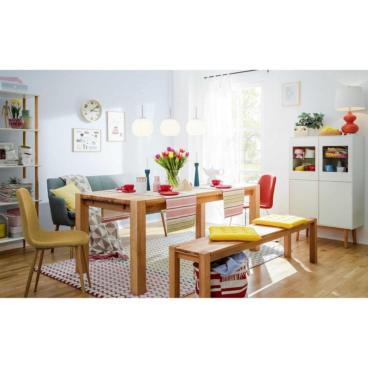 POLSTERSTUHL-SET - Currygelb, Textil/Metall (44/87/52cm) - home24