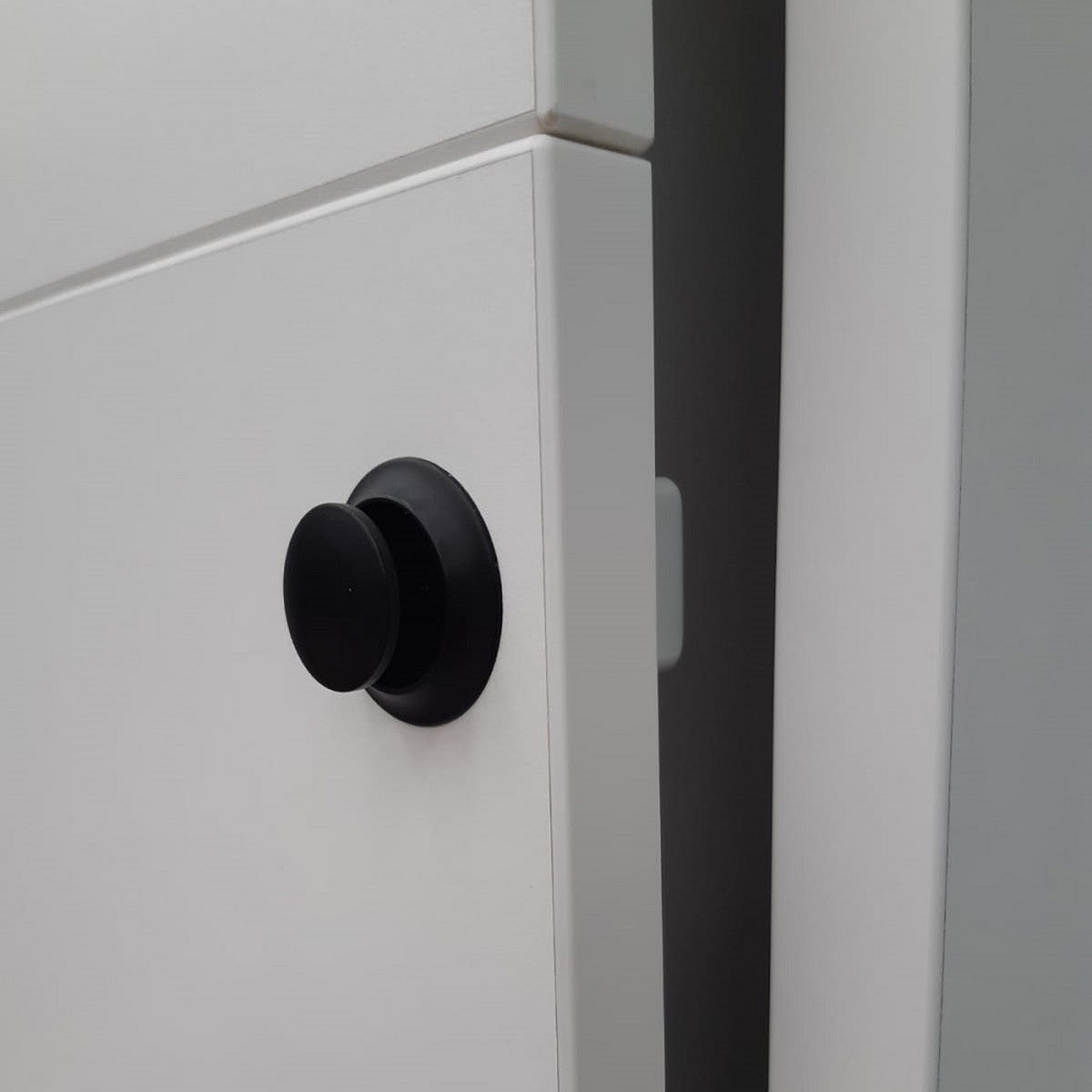 SCHRANKBETT Klappbett vertikal GN160x200 - Weiß-Matt - Weiß, Holzwerkstoff (160/200cm) - QMM TraumMöbel