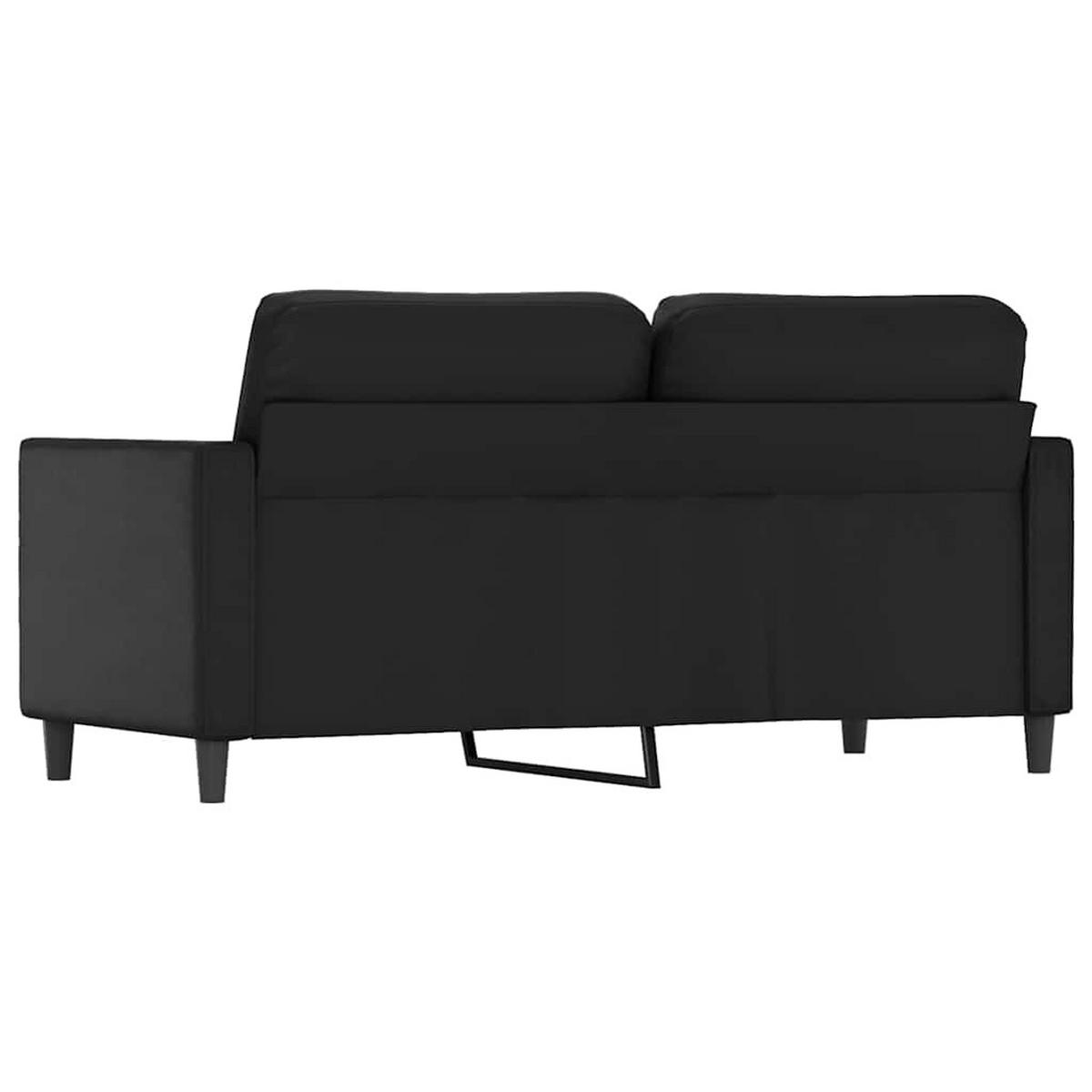 2-SITZER-SOFA Feuchtwangen - Schwarz, Leder (160/80/77cm) - Nettlife