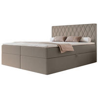 BOXBETT Carenzo Hellbraun, Chenille, 160x200 cm - Hellbraun/Goldfarben, Textil (160/200cm) - Selsey