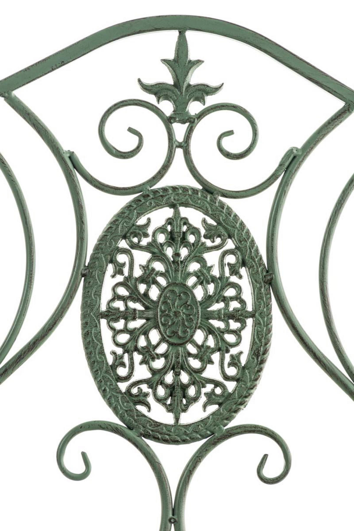 STUHL Pamela antik-grün - Grün, Metall (62/94/53cm) - TPFGarden