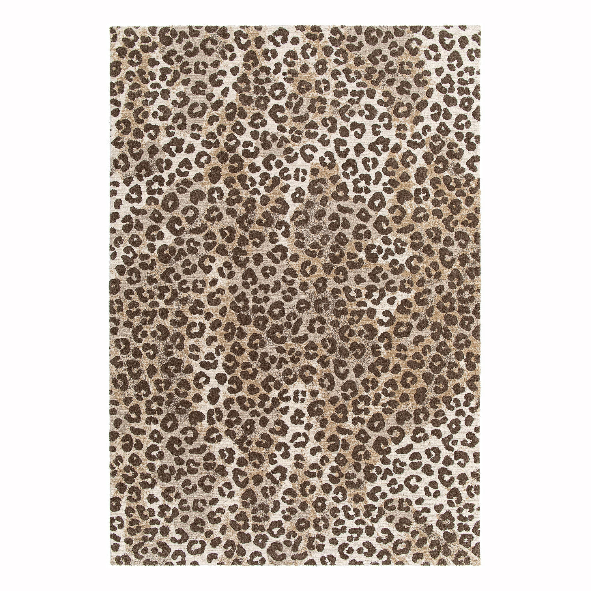 TEPPICH weich mit Leopardenmuster beige - Beige, Textil (120/170cm) - AFK Living