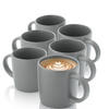 KAFFEEBECHER LEEDS SHADOW - 6 teilig aus Steingut - Grau, Stein (0.38L) - Sänger