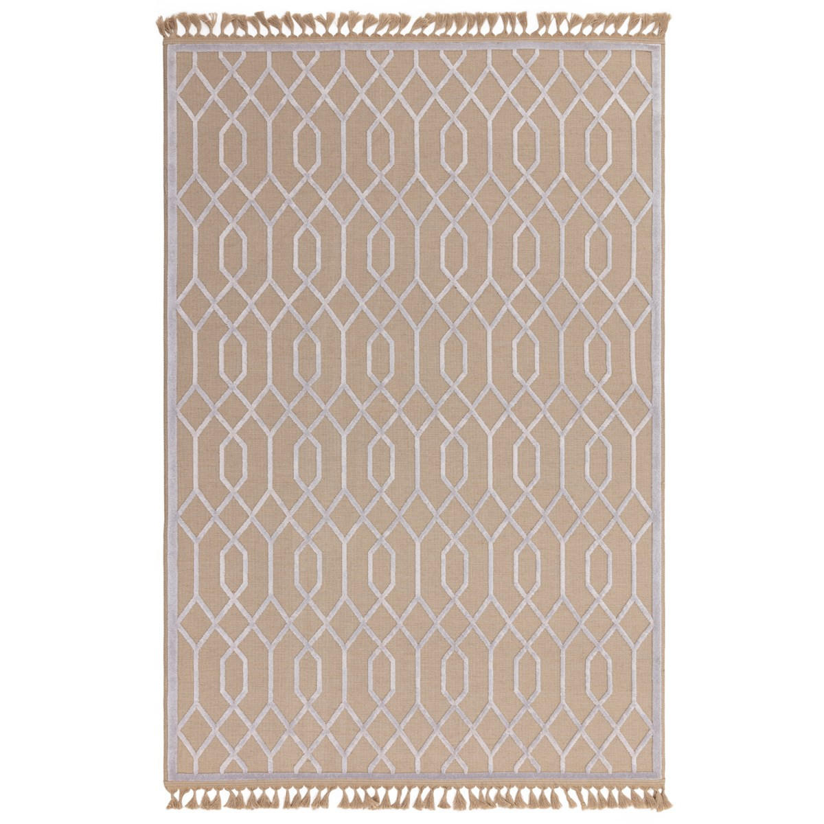Novatrend Teppich Weiß 160x230 cm
