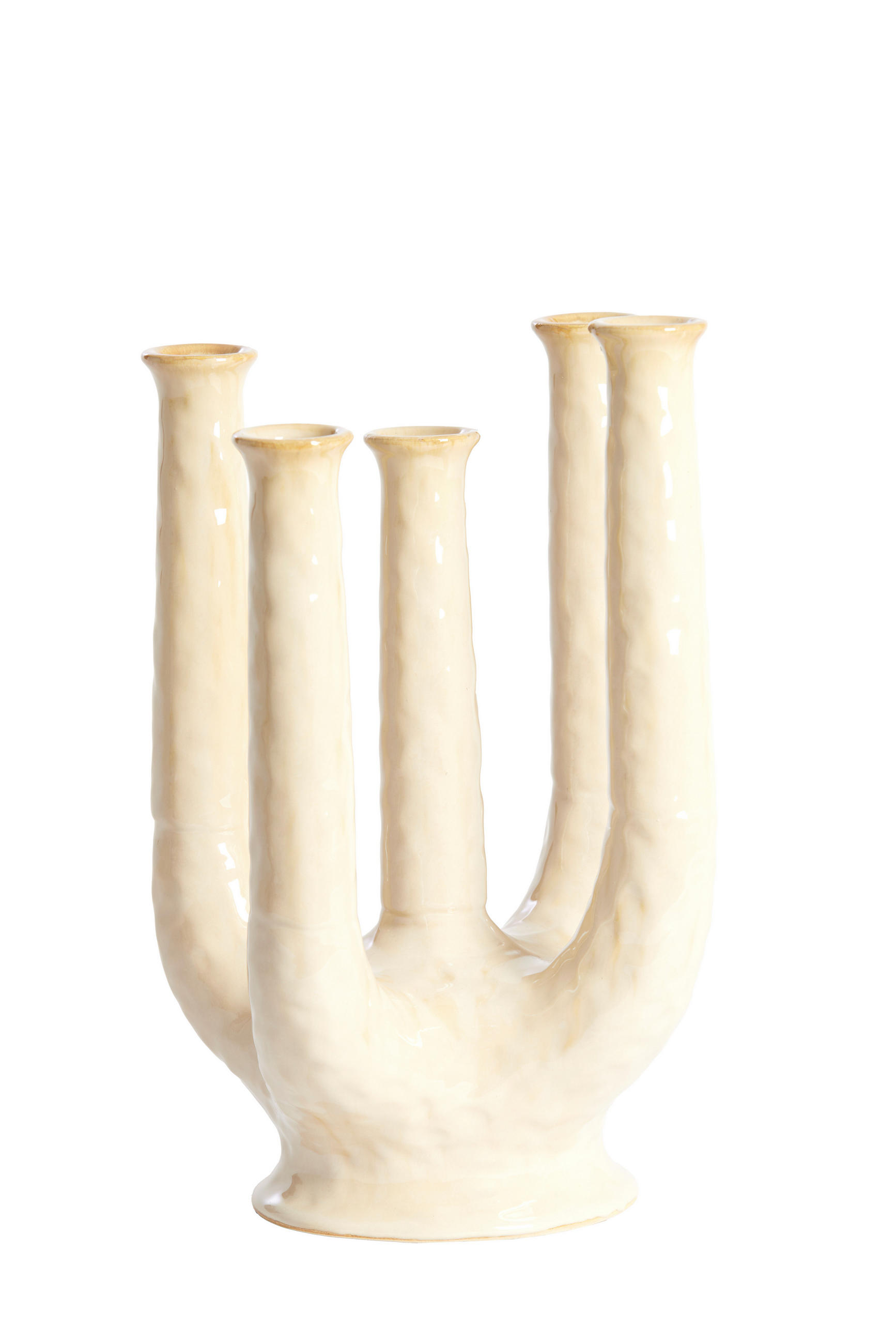 VAZE Leonjo Braun 24/18/36 cm - Braun, Keramik (36cm) - Light & Living