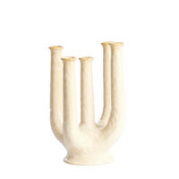 VAZE Leonjo Braun 24/18/36 cm - Braun, Keramik (36cm) - Light & Living