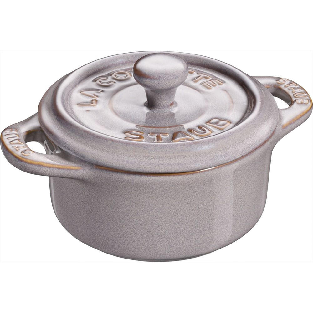TOPF Grau 13.5/10/7.7 cm 405119980 - Grau, Metall (9.5cm) - Staub