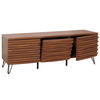 TV-RACK Walnuss Dekor - Walnussfarben, Holzwerkstoff (142/52/44cm) - MCW
