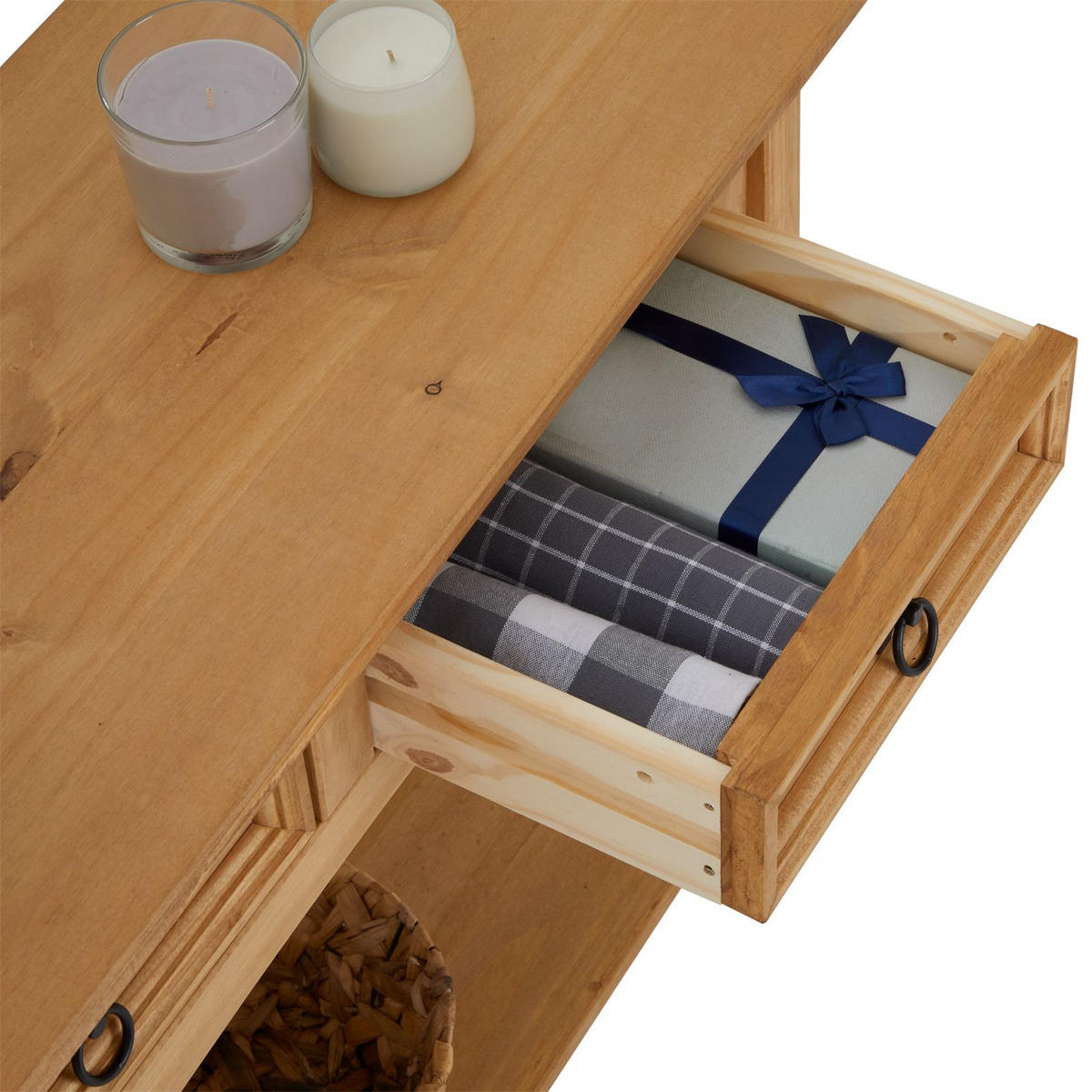KONSOLENTISCH SALSA - Naturfarben, Holz (35/90/73cm) - CARO-Möbel