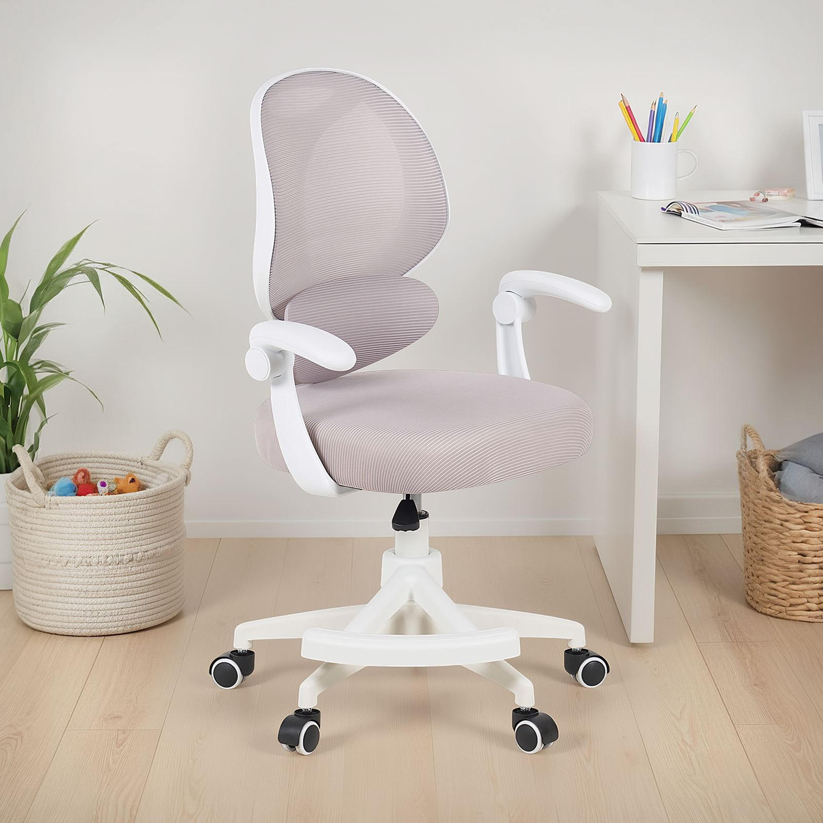 KINDERDREHSTUHL ISLA - Grau, Textil (49/102/62cm) - IDIMEX