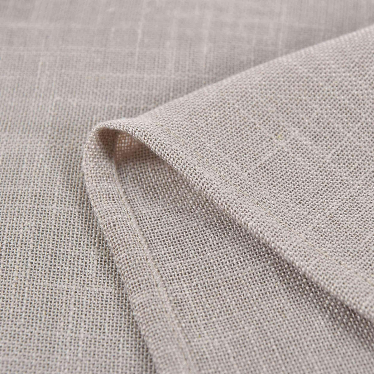 VORHANG 2ER SET »Essen« HxB 245x145 cm Sand - Sandfarben, Textil (145/245cm) - Gardinenbox