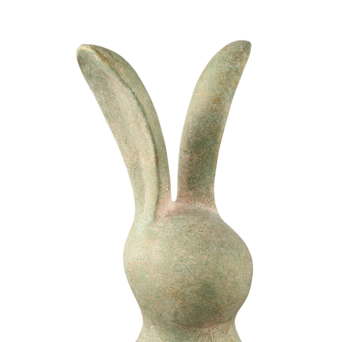 OSTERHASE Remy Grün 19/16/35cm - Grün, Stein (16/35/19cm) - PTMD Collection