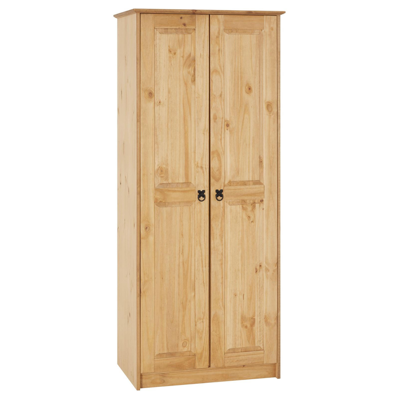 CARO-Möbel Kleiderschrank Natur 73x175x50 cm