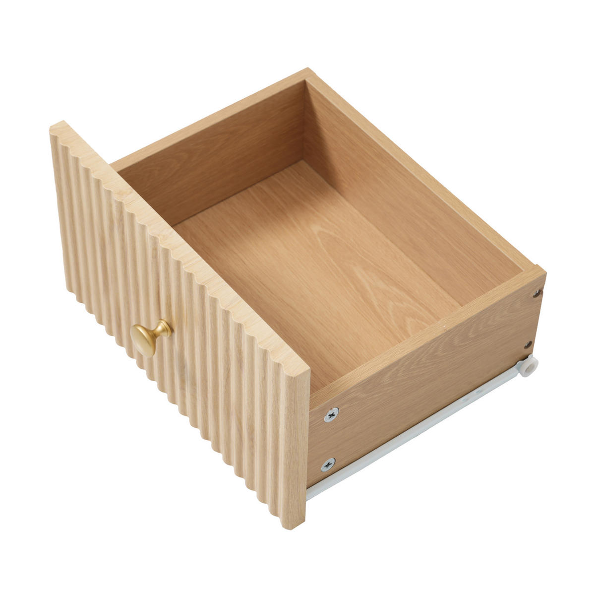 HOCHSCHRANK 40/30/172 cm aus MDF mit 3 Schubladen und verstellbarem Einlegeboden Natur - Naturfarben, Holzwerkstoff (40/172/30cm) - Modenvie