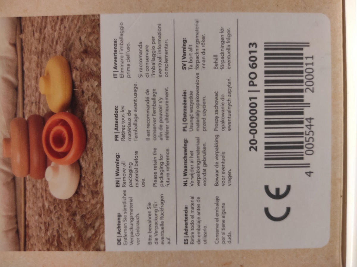 STAPELTURM Silikon Baby Chocolate Bliss - Multicolor, Kunststoff (80/80cm) - Bieco Spielwaren