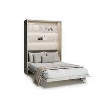SCHRANKBETT BED CONCEPT BC-36 - Kaschmir/Grün, Holzwerkstoff (140/200cm)