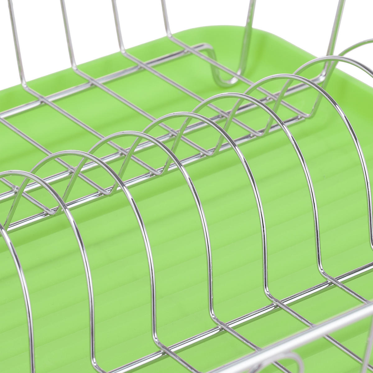 ABTROPFGESTELL - Grün, Kunststoff/Metall (43/11.5/34cm) - Relaxdays