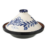 TAJINE GRANADA PATTERN - Töpferei - Blau - Multicolor, Keramik (20cm) - J-Line