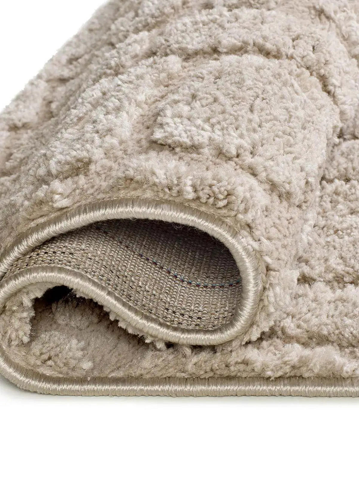 WEBTEPPICH Stein Juno 152/235 cm - Taupe, Naturmaterialien/Textil (152/235cm) - Atticgo