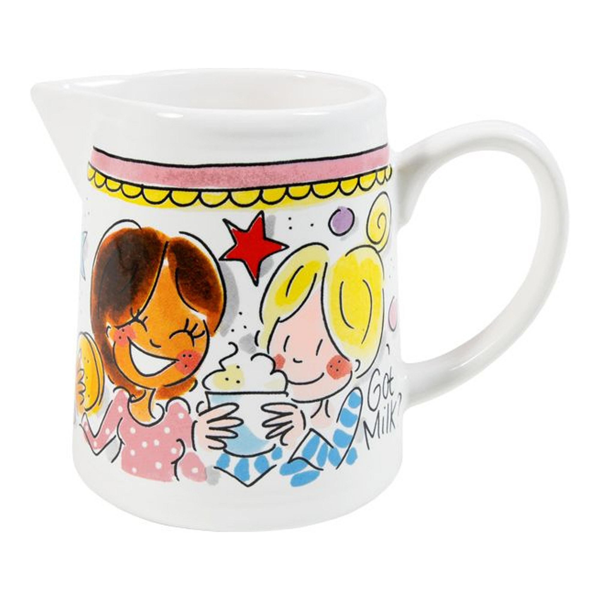 MILCHKANNE Hast du Milch? in Bunt - 9cm - Multicolor, Keramik (0.5L) - Blond Amsterdam