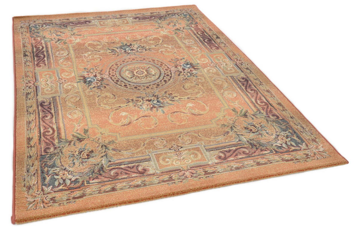 WEBTEPPICH Gabiro 856 140x200 cm - Rostfarben, Textil (140/200cm) - THEKO