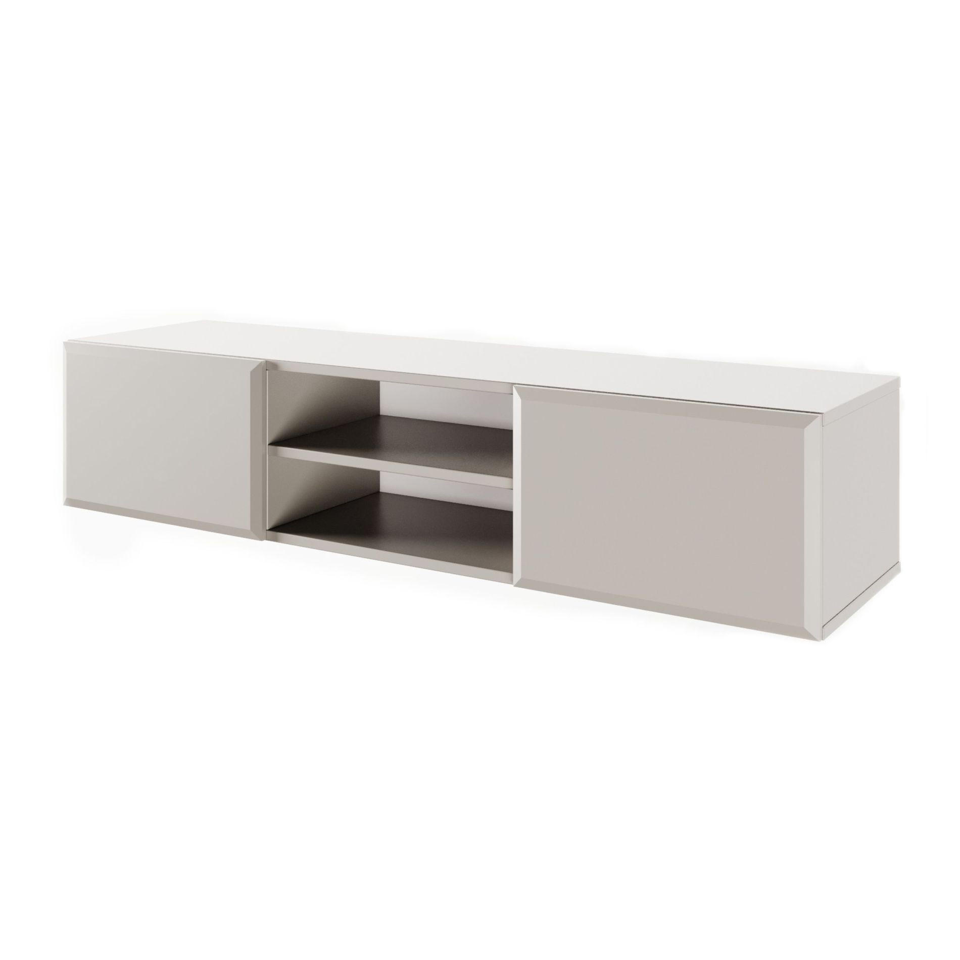 TV-HÄNGEBOARD Chocolated Beige 137 cm - Beige, Holzwerkstoff (137/30/39cm) - Selsey